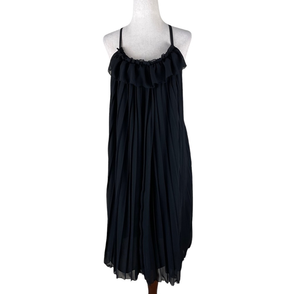 McGinn Black Pleated Dress